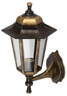 НБУ 06-60-001, Леда1 настенный шестигранный под бронзу (8/96) ЭРА Б0048115