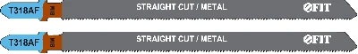 Полотна по металлу, Bimetal, фрезерованные, волнистые зубья, 132/106/1.2 мм (T318AF), 2 шт FIT 40972