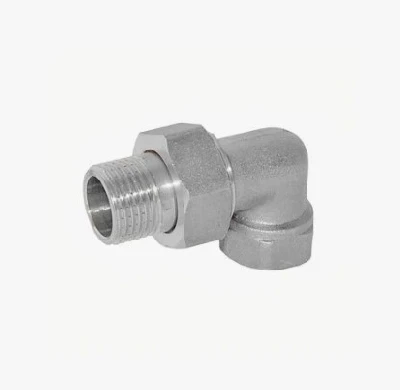 Сгон разъемный ВН 1' угловой (американка), никелированный Aquadeel BFN-014-503