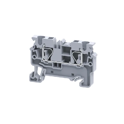 Клемма проходная 4 кв.мм пружинная OptiClip CX-4-I-BU-32A-(0,2-4)-синий КЭАЗ 289714