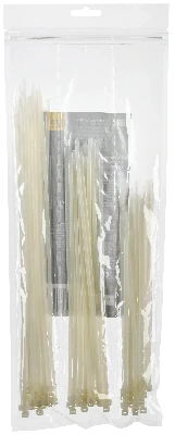 Набор хомутов 3,6х200, 3,6х250, 3,6х300 бел. (75шт/упак) IEK UNH35-N03-075