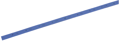 Трубка термоусаживаемая ТТУ 4/2 синяя (1м) IEK UDRS-D4-1-K07