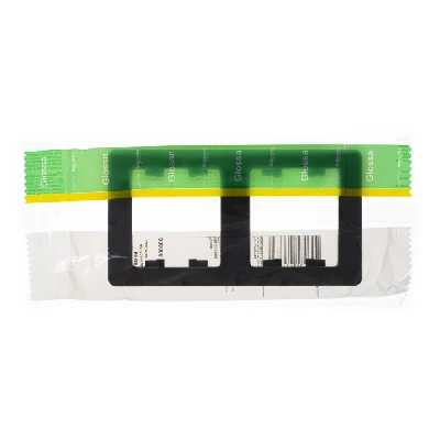 GLOSSA Рамка 2 поста вертикальная шоколад Systeme Electric GSL000806