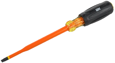 Отвертка диэлектрическая SLIM SL6,5х150 Т3 ARMA2L 5 IEK A2L5-SC31-T3-SL-65-150