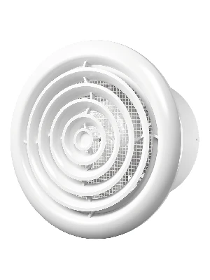 Вентилятор осевой канальный вытяжной с круглой решеткой, с двигателем на шариковом подшипнике D100 ERA FLOW 4S BB 00-99140473