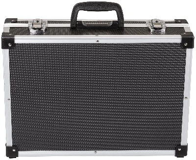 Ящик для инструмента пластиковый усиленный алюминием (43 x 31 x 13 см) черный FIT 65633