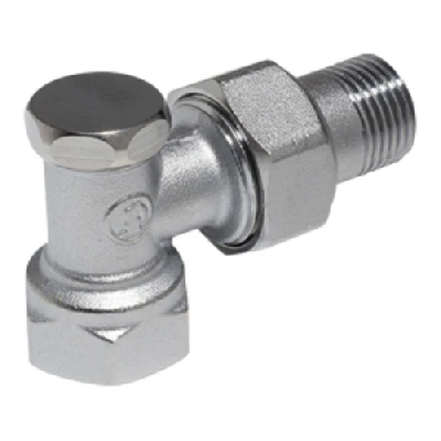 Угловой отсечной клапан 3/4', хромированный.