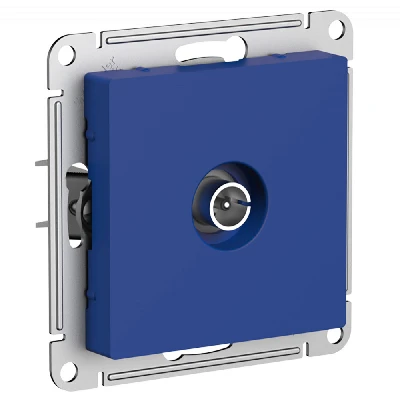 ATLASDESIGN TV АНТЕННА коннектор, механизм, АКВАМАРИН Systeme Electric ATN001193