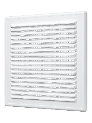 Решетка вентиляционная вытяжная, из ABS пластика 208х208, бел ERA 2121Р 00226