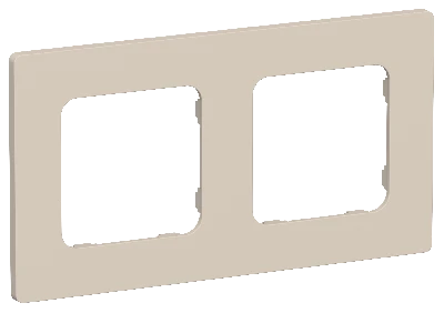 FLITE CLASSIC Рамка 2-местная РУ-2-К-ФлЛ льняной IEK