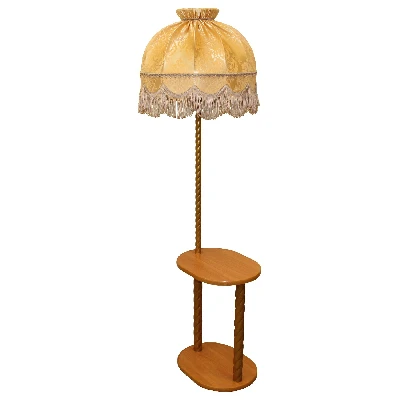 Светильник НТБ-11-60-101 со столиком овал латунь/Груша Эркадо 300467