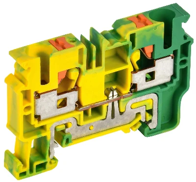 Колодка клеммная CP-PEN земля 10мм2 желто-зеленая IEK YCT21-00-K52-010