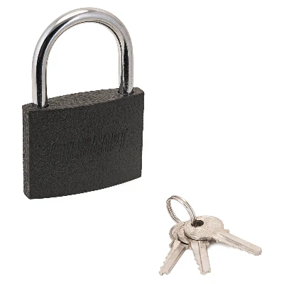 Замок навесной с цилиндровым механизмом секрета, СТАНДАРТ HG-375 серый ПТК Компания 4869