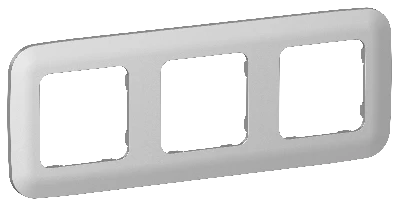 FLITE ARTISTIC Рамка 3-местная РУ-3-А-ФлА алюминий IEK