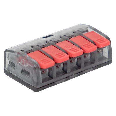 Клемма СМК 221-415 5 отверстий 0.2-4.0 мм2 (50 шт.) PROxima EKF plc-smk-221-415