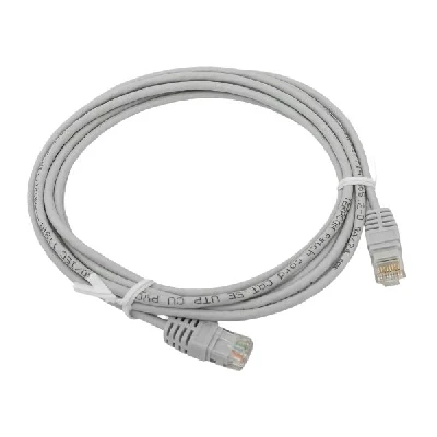 Патч-корд TERACOM Cat.5E (1Гбит/с) неэкранированный UTP оболочка PVC серый (3м) EKF TRC-5EUTP-PVC-3M-GY