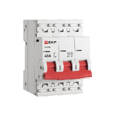 Выключатель нагрузки 3P 40А ВН-63N PROxima EKF S63340