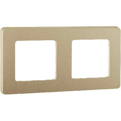 Рамка 2-местная шампань INSPIRIA