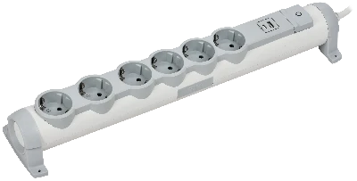 COMFORT Удлинитель У06К 6 мест 2P+PE 1,5м 3х1,5мм2 16А USB A+C 20Вт белый IEK