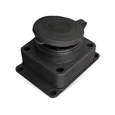 Розетка настенная с заглушкой c заземлением каучук 16А 250В IP44(еврослот) UNIVersal 602229