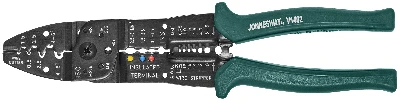 Клещи многофункциональные для снятия изоляции и обжима наконечников, 250 мм Jonnesway V1402 048247