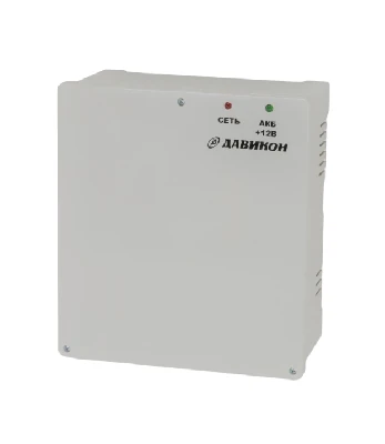 Источник вторичного электропитания резервированный 12В 5А Давикон ИВЭПР-1250ПБ