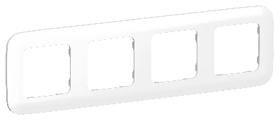 FLITE ARTISTIC Рамка 4-местная РУ-4-А-ФлБ белый IEK