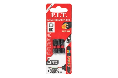 Бита ударная   H6x25 мм 3 шт в уп.