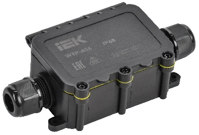 Коробка распределительная герметичная WTP-406 2 ввода IP68 IEK