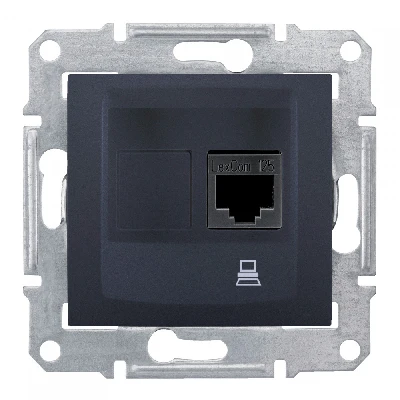 Sedna Розетка компьютерная графит Schneider Electric SDN4900170