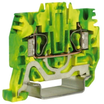 Зажим для заземления  2.5мм.кв желто-зеленый HTE.2 DKC ZHT500