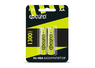 Элемент питания аккумуляторный AA 1300мАч Ni-MH ФАZА 5002944