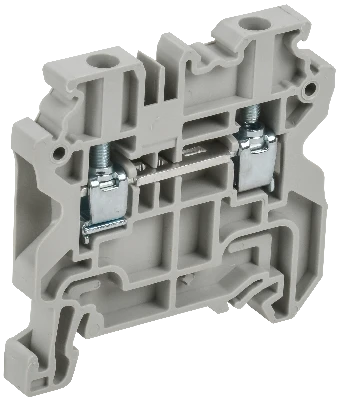ARMAFIX Колодка клеммная CY4 винтовая 4мм2 проходная серая Ex IEK