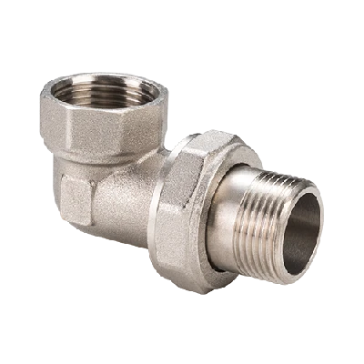 Сгон разъемный ВН 1' угловой (американка), никелированный MVI BF.502.06