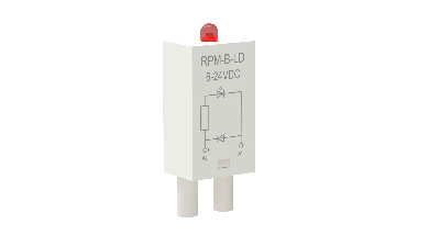 Модуль защиты для реле диод+светодиод 6-24В DC ONI RPM-B-LD-DC6-24V