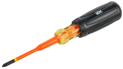 Отвертка диэлектрическая SLIM PZ1х80 Т3 ARMA2L 5 IEK A2L5-SC31-T3-PZ-10-080