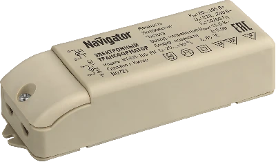 Трансформатор электронный 105w 12v с защитой Navigator Group 94433 17045