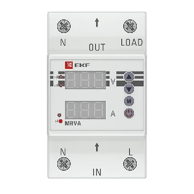 Реле напряжения и тока с с дисплеем MRVA 40A EKF MRVA-40A
