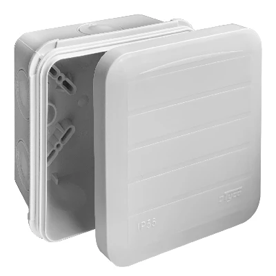 Коробка распределительная для открытой проводки, 85х85х45мм двухкомпонентная RUVinil 67240