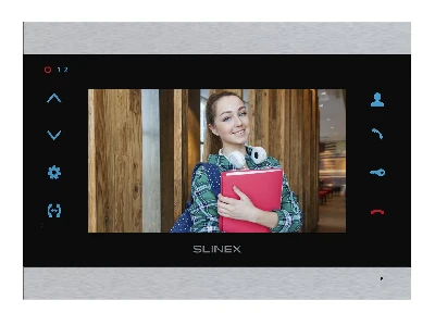 Видеодомофон SLINEX SL-07N Cloud Silver+Black ПО-00004419          