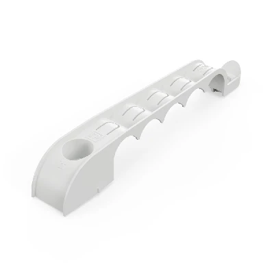 Держатель труб для прямого монтажа односторонний на 5 мест серый d20 (20шт/160шт уп/кор)