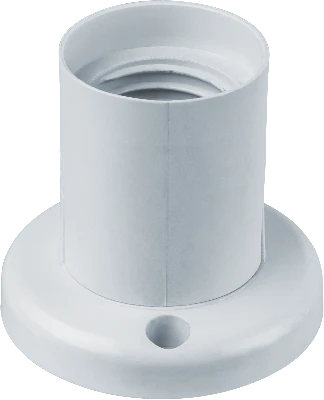 Патрон потолочный прямой Е27 пластиковый белый Navigator Group 14017 21443