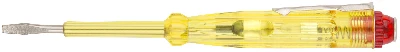 Отвертка индикаторная, желтая ручка 100 - 500 В, 140 мм КУРС 56501
