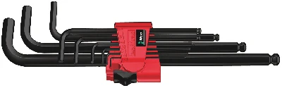 Набор Г-образных ключей 950/9 Hex-Plus BlackLaser 6 с шаром 1.5 - 10 мм 9 предметов