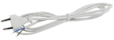 Шнур для бра UX-ШВВП-1,8m-W 1,8 м ШВВП 2x0,5мм2 белый