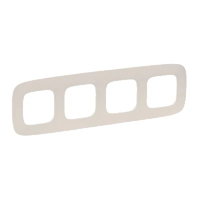 Valena ALLURE Рамка 4 поста слоновая кость универсальная Legrand 754314