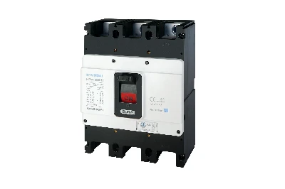 Автоматический выключатель в литом корпусе типа HGM, типоразмера 630AF, арт.HGM630E3PT4BS0000C00630F (630А, 38кА, 3 полюса, регулируемый термомагнитный расцепитель, прямой шинный вывод)