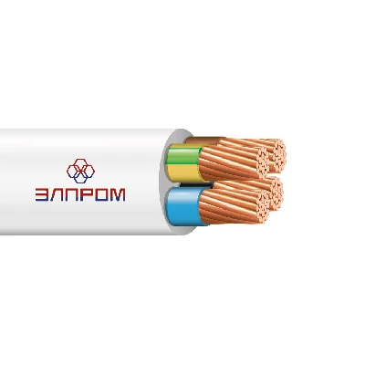Провод ПВС 4х0.75 белый(100м) ТРТС