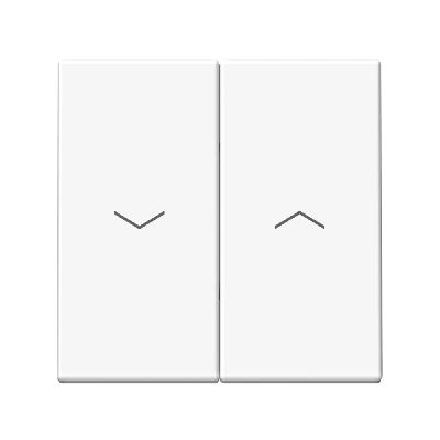 ARTGALLERY 2-клавишный выключатель для жалюзи, 2х сх.4, 10А, механизм, белый Systeme Electric GAL000119