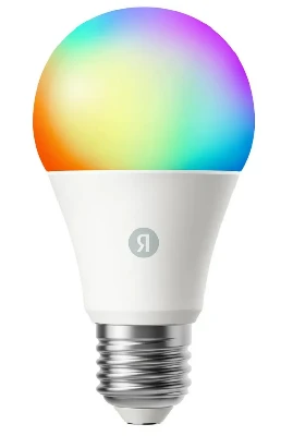 Лампочка умная Яндекса E27 RGB, YNDX-00553